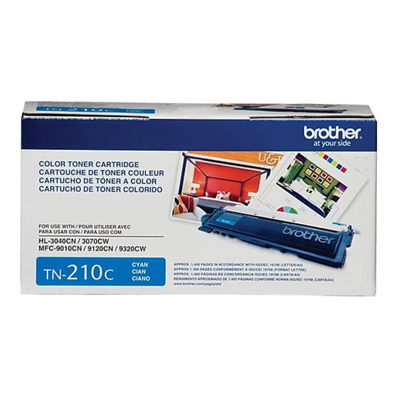 blod Stille Frugtbar Brother TN210C Toner Cartridge Cyan - PtouchDirect