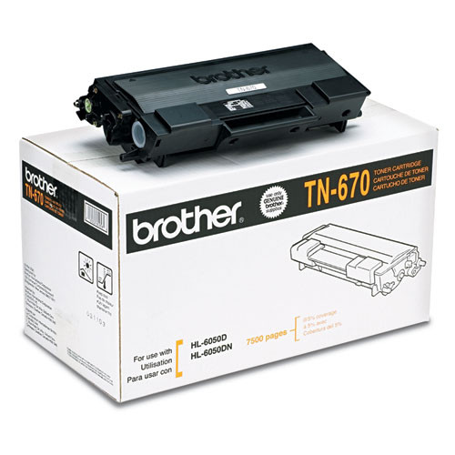 Brother TN670 Toner Cartridge Black 