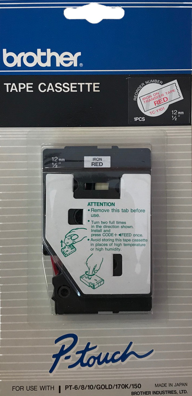 brother p touch iron on tape