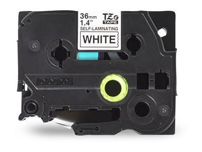 Brother TZe-SL261 36mm Black On White Self Laminating Tape - TZESL261