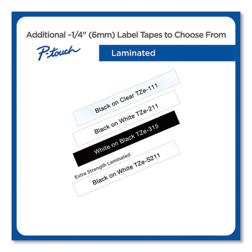 NineLeaf 2 Packung Ersatz für Brother P-Touch TZe-135 TZe135 TZ135 AZe 12mm 0.47'' Laminiertes Weiß auf Transparent Schriftband Bänder für Ptouch PT-1830 1830C 1830SC 1830VP Beschriftungsgerät