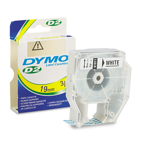 D2 White Ink Ribbon Label Machine Tape