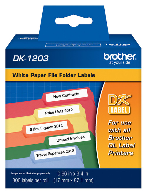 Brother dk1203 printer labels