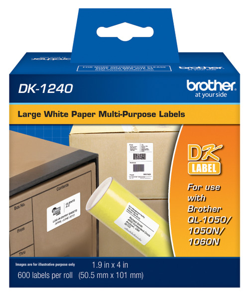 Brother DK1247 Large Shipping Labels (103mm x 164mm)