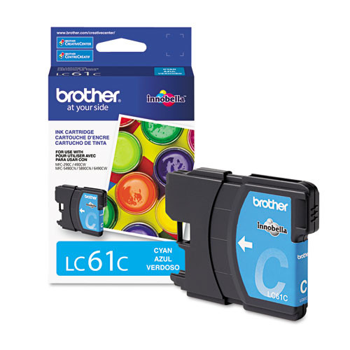 Brother LC-61C Inkjet Cartridge Cyan