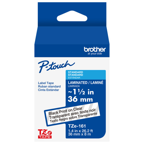 Brother TZe-261 1.5 Black On White P-touch Tape - 36mm TZ261