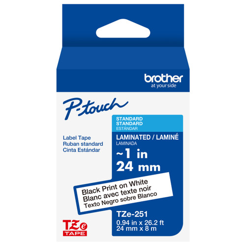 Brother TZe-251G p-touch tape