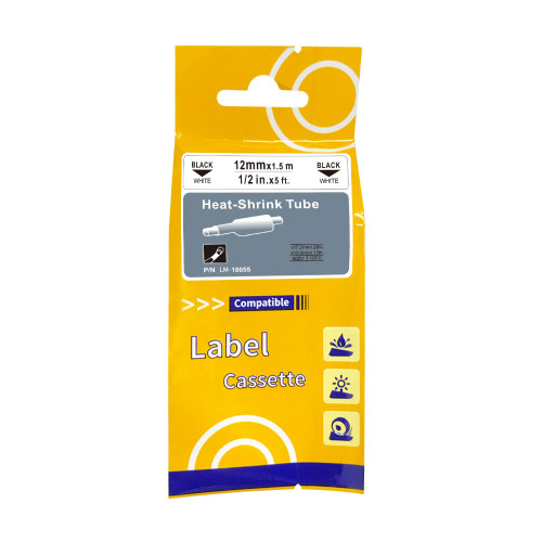 LM Tapes Compatible 3/8 Heat-Shrink Tube for Dymo IND RhinoPro