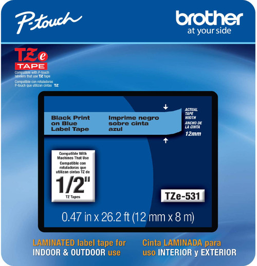 Schriftband Tape 6mm SCHWARZ-ORANGE für BROTHER P-Touch H100R 