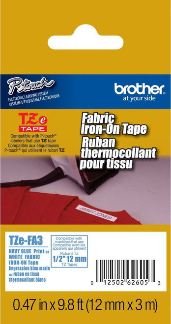 Brother TZe-FA3 1/2 Fabric Iron-On P 