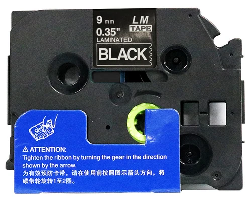 Open Box LMe-325 3/8 White on Black Compatible P-touch Tape