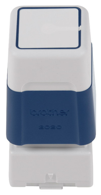 Blue rubber stamp