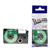 Compatible Label-It tape - black on green