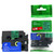 Replacement p-touch black on green label tape p-touch tape