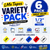 LMe Tapes Variety Pack 6 Pack 12mm Compatible Laminated Label Tapes – Assorted Colors for Home, Office, Workshop and Organization