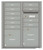 white on clear label tape mailbox
