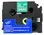 1" white on green label tape tape
