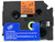 LM Tape Compatible TZe-B51 1" Black On Fluorescent Orange P-touch Tape, 24mm