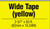 Brother DK2606 yellow film tape for durable labeling applications