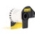 Brother DK2606 continuous yellow label tape close-up on roll