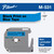 1/2" black on blue label m-531