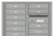 9mm black and white label tape on mailbox bank