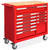 18mm red p-touch tape on toolbox