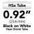 HSe .92 In tube