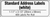 standard address labels white dk11201