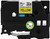 36mm black on yellow strong adhesive ptouch tape