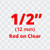 tx-1321 red on clear label