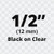 12mm black on clear p-touch