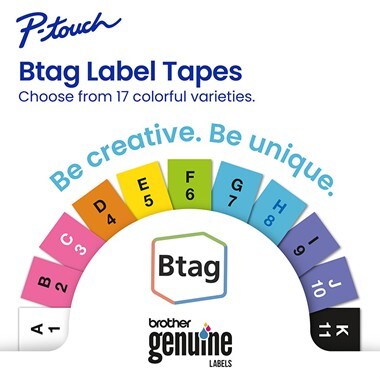Brother Btag tape color guide