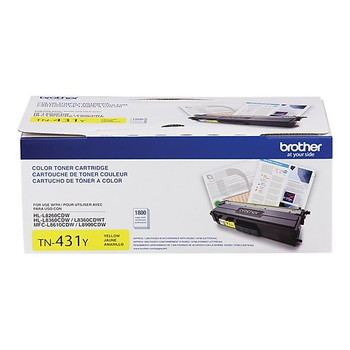 TN431Y - Cartouche laser Brother originale jaune (1 800 pages) main image 0