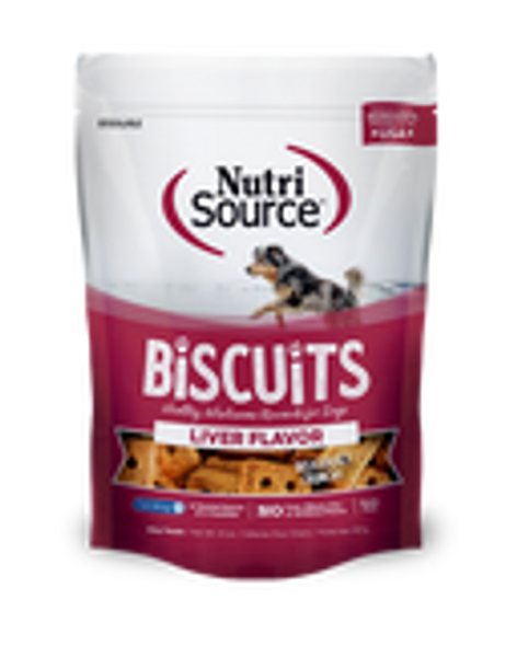 NutriSource Biscuits - Liver Flavored Dog Treats 14oz