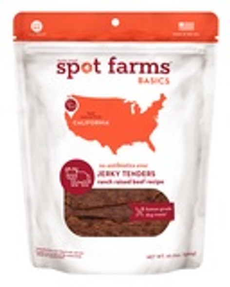 Spot Farms Basics Beef Jerky Tenders Dog Treats 22oz
