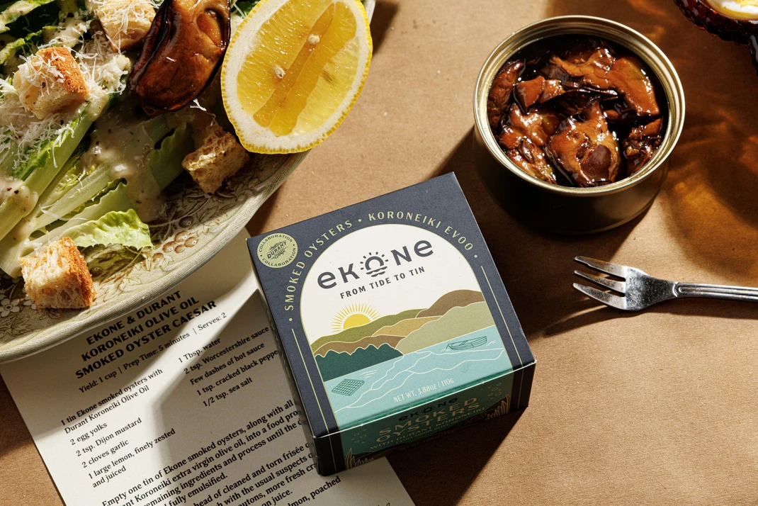 Ekone x Durant Koroneiki Olive Oil Smoked Oyster Caesar