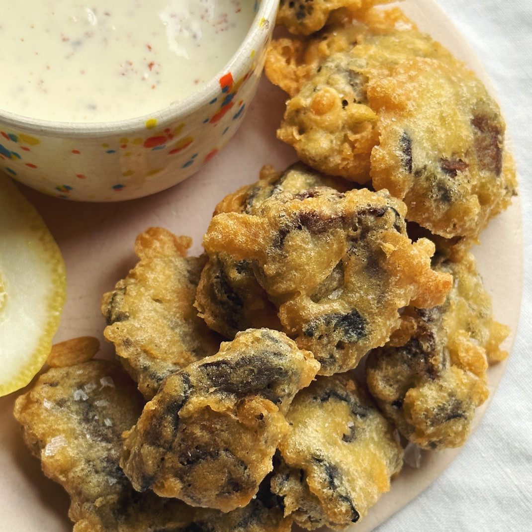 Tempura Fried Oysters W/ Aioli Tempura Fried Oysters W/ Aioli