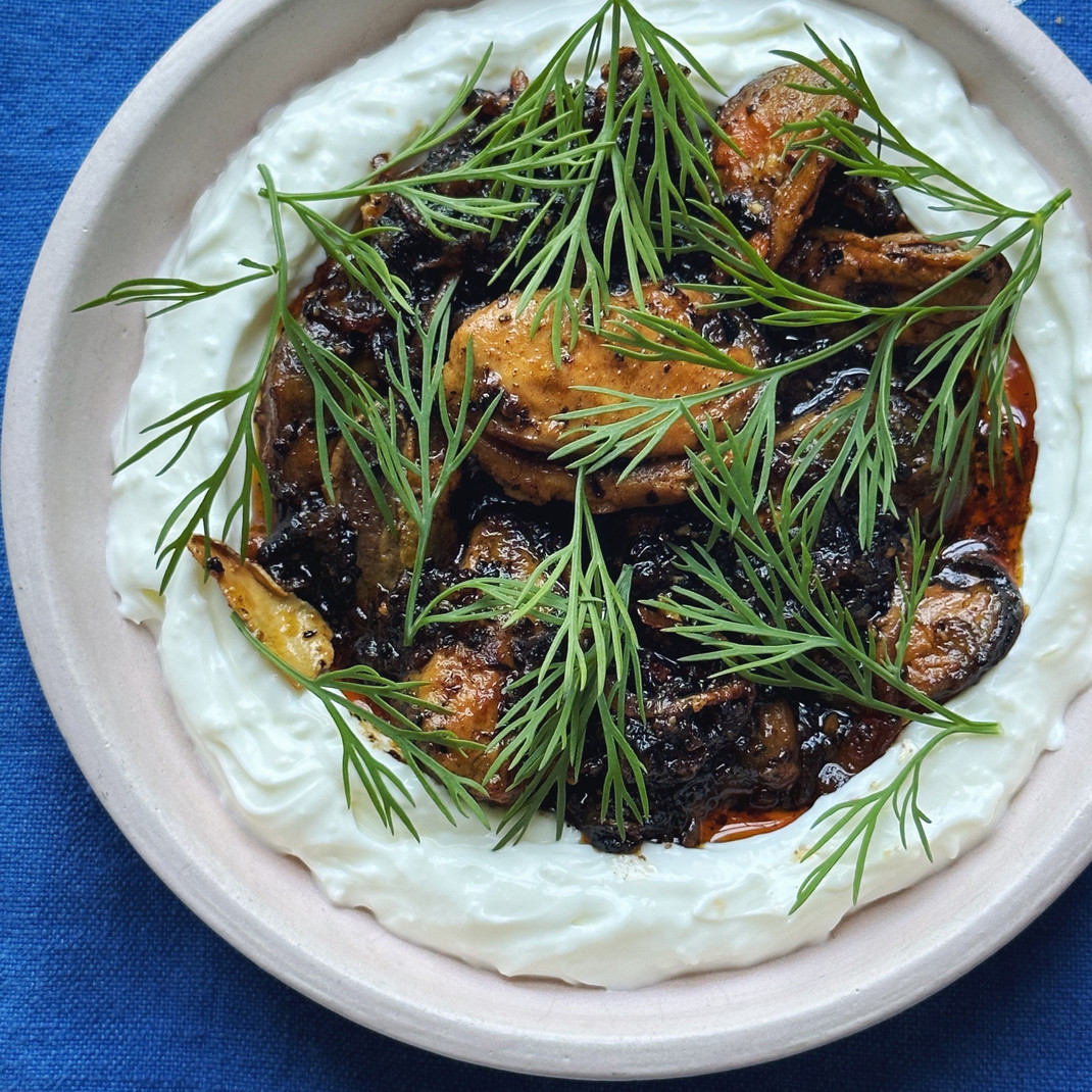 Marinated Mussels and Labneh Marinated Mussels and Labneh