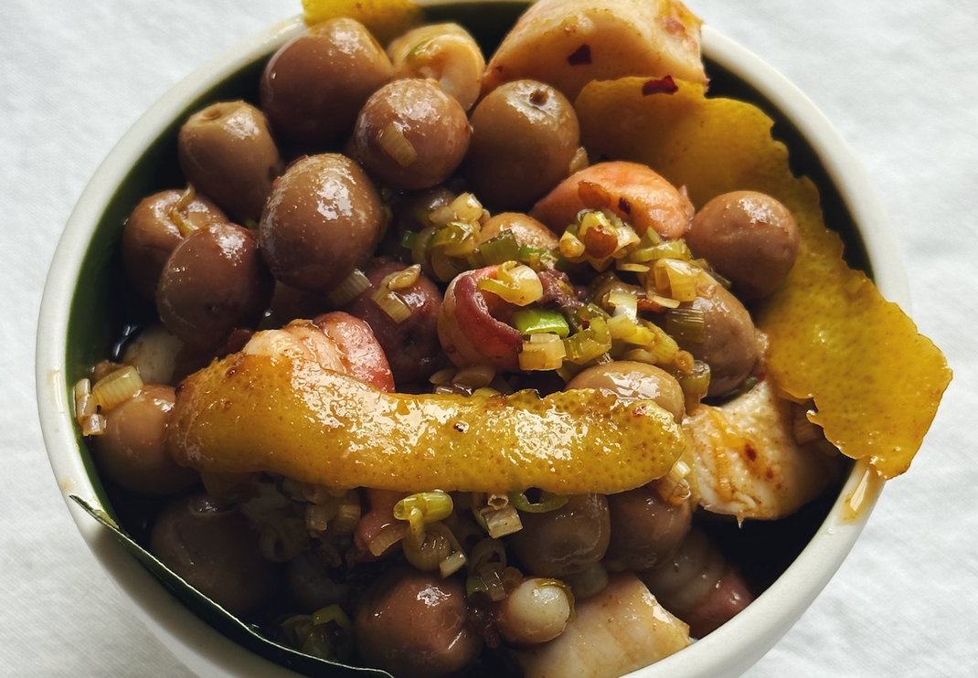 Marinated Octopus + Olives Marinated Octopus + Olives