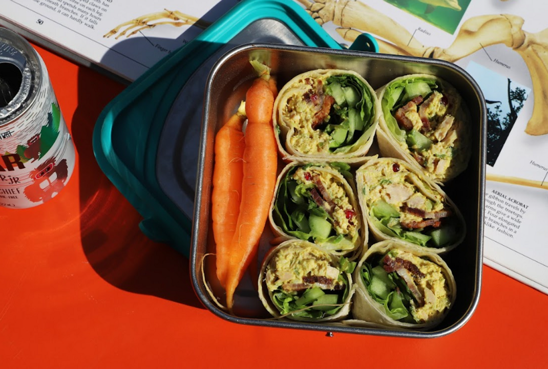 Albacore Tuna Curry Wraps Albacore Tuna Curry Wraps