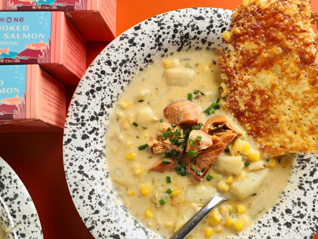 Silky Salmon Chowder Silky Salmon Chowder