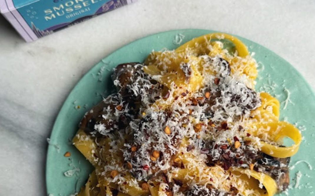 Smoked Mussel Carbonara Smoked Mussel Carbonara