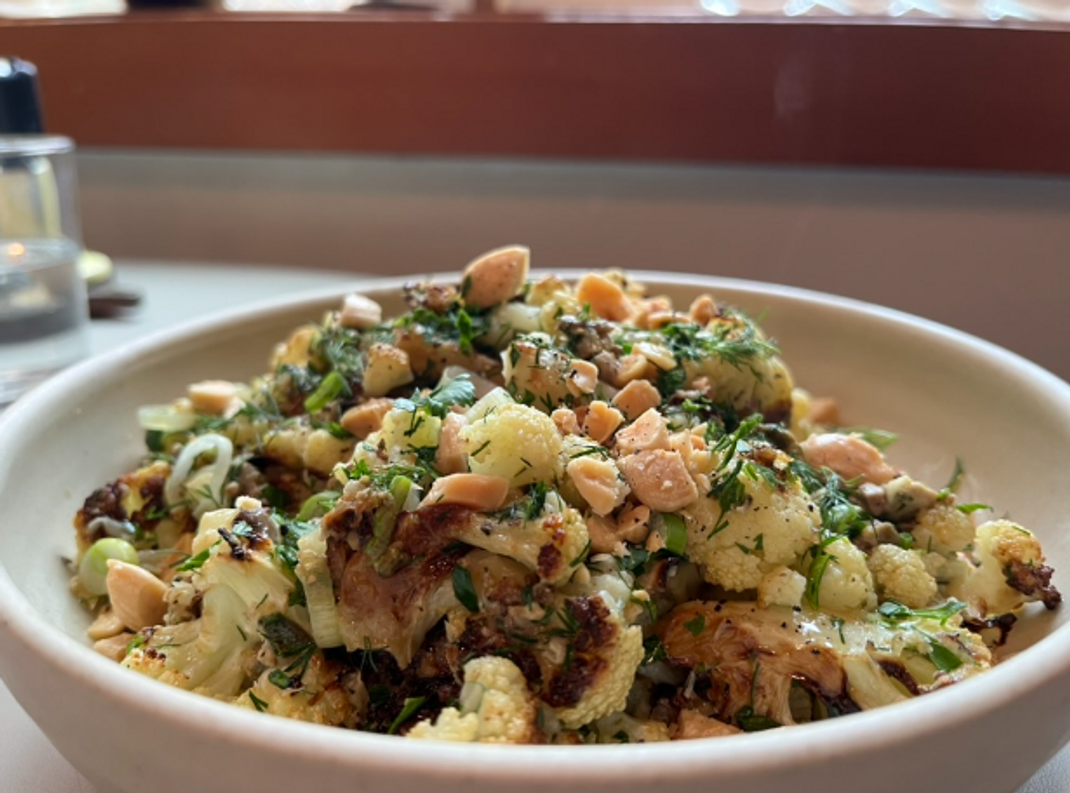 Roasted Cauliflower with Ekone Smoked Oyster Butter and Herbs Roasted Cauliflower with Ekone Smoked Oyster Butter and Herbs