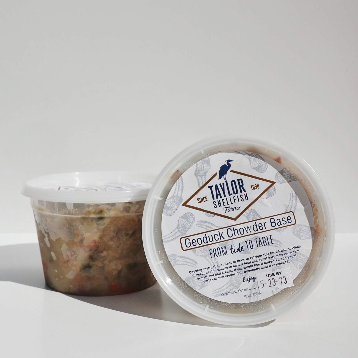 Geoduck Clam Chowder Base (16oz) - Taylor Shellfish Farms