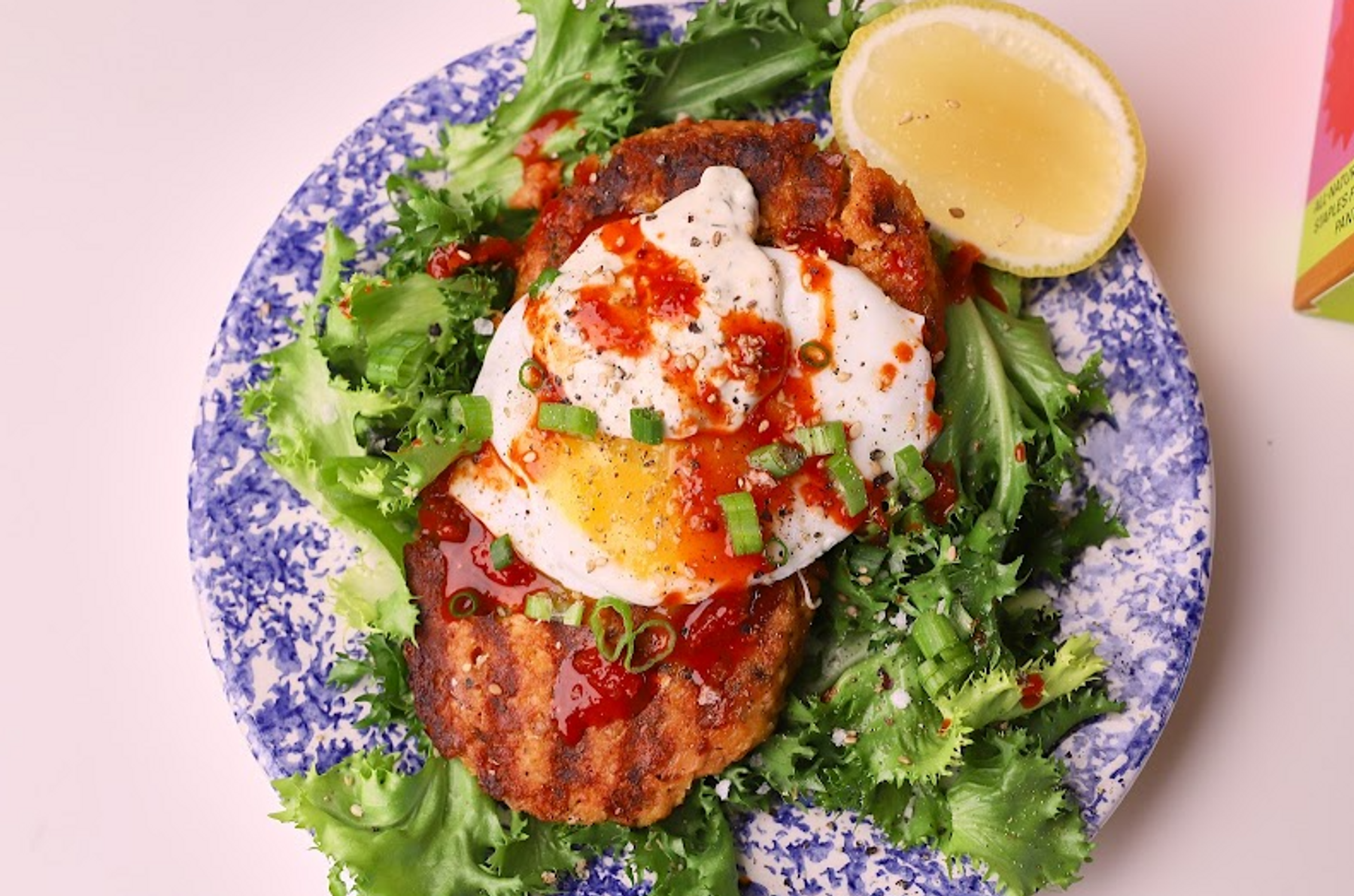 Breakfast Gochujang Salmon Cakes 