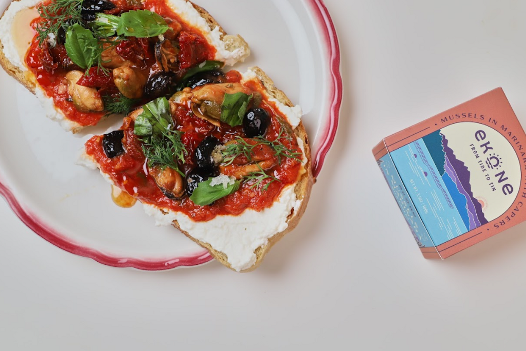 Marinara Mussel Toast