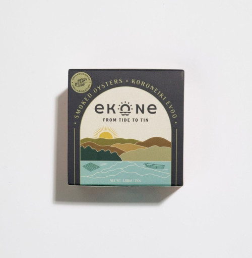 Ekone x Durant Smoked Oysters in Koroneiki EVOO