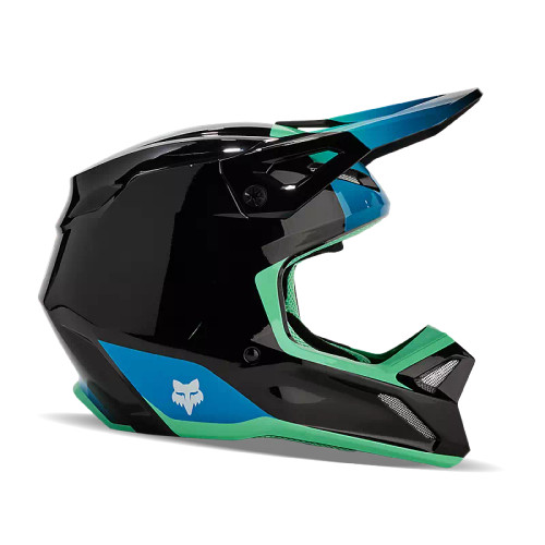 Fox Youth v1 Ballast Helmet Black Blue