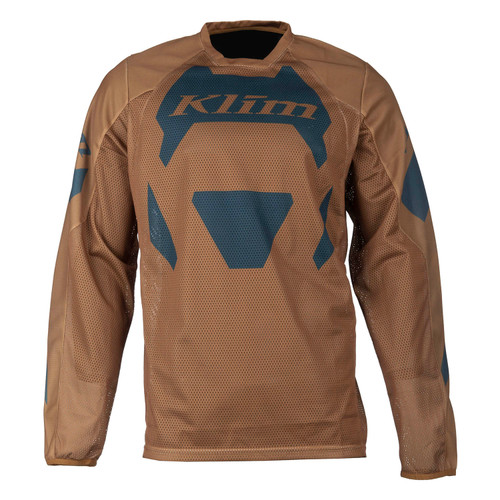 KLIM MOJAVE JERSEY QUEST GOLDEN BROWN - PETROL